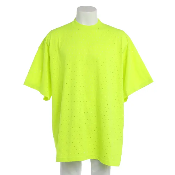 T-Shirt in Neon, Baumwolle, Balenciaga