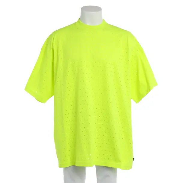T-Shirt in Neon, Baumwolle, Balenciaga