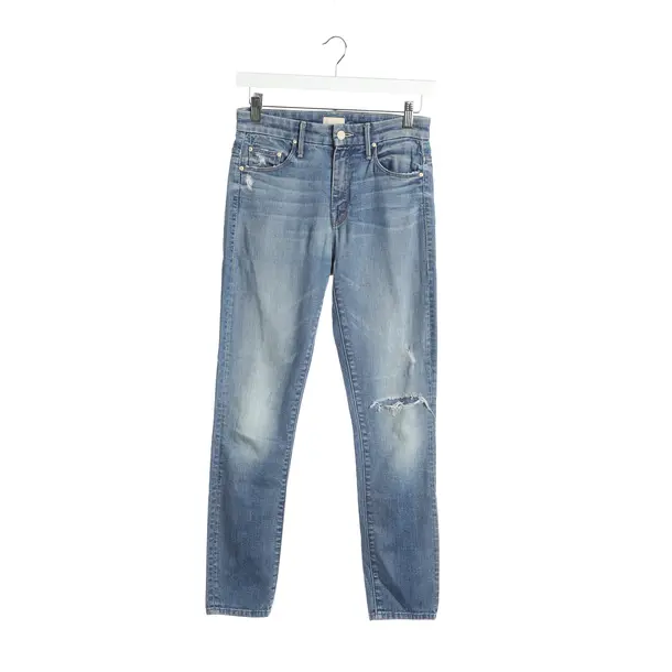Skinny Jeans in Blue, Cotton, Mother