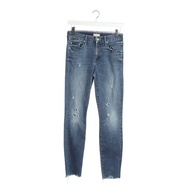 Skinny Jeans in Blue, Cotton, Mother