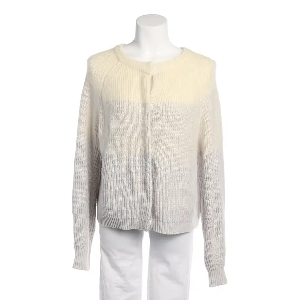 Cardigan in White, Cotton, Bloom