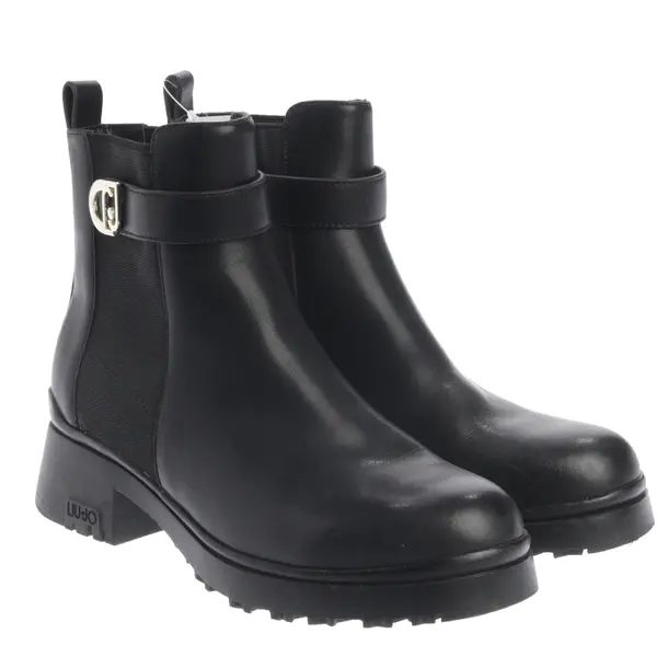 Stiefeletten in Schwarz, , Designerartikel