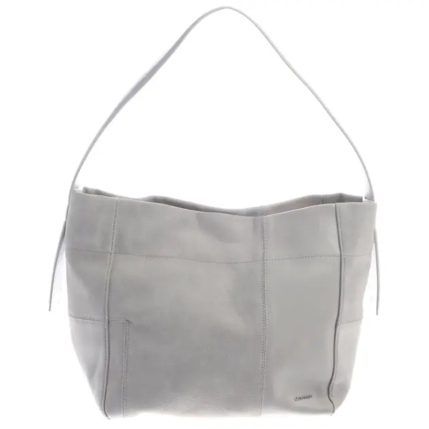 Shopper Bag in Gray, Leather, Calvin Klein