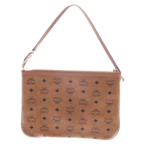 Schultertasche in Braun, Leder, MCM