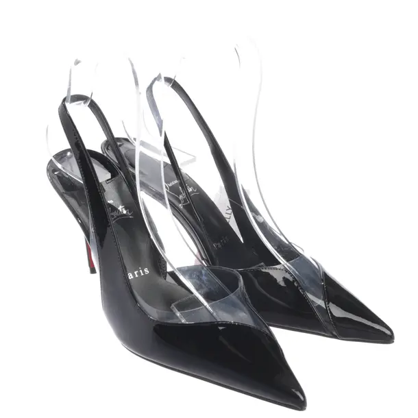 Slingbacks in Black, , Christian Louboutin