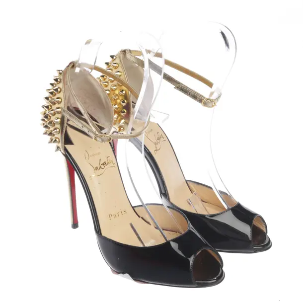 Heeled Sandals in Black, , Christian Louboutin