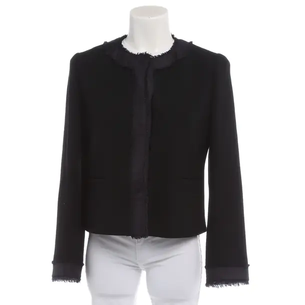 Übergangsjacke in Schwarz, Wolle, Prada