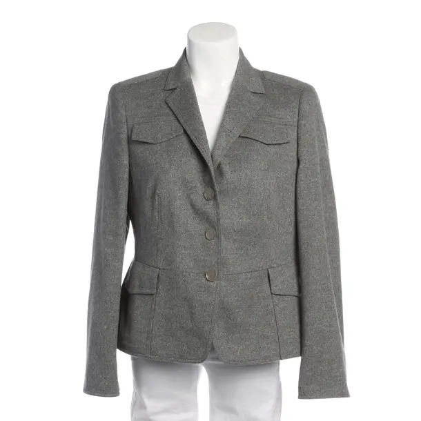 Blazer in Grau, Wolle, Akris