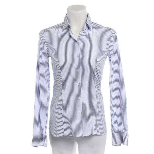 Bluse in Blau, Baumwolle, Hugo Boss Red Label