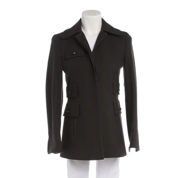 Mid-Season Jacket in Brown, Wool, Akris