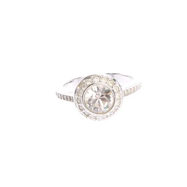 Ring in Metallic, Metal (metallic, metallized), Swarovski