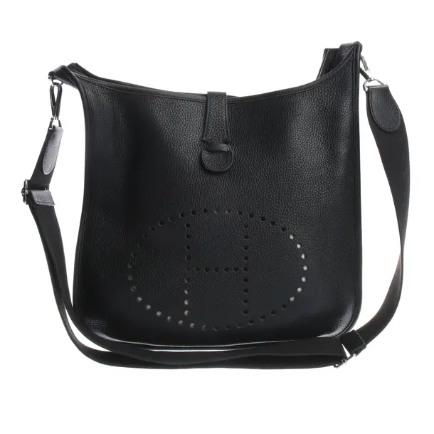 Shoulder Bag in Black, Leather, Hermès