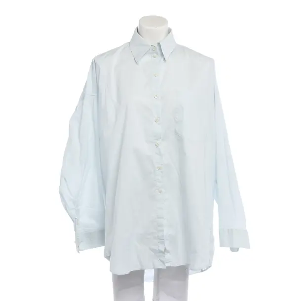Bluse in Blau, Baumwolle, Acne Studios