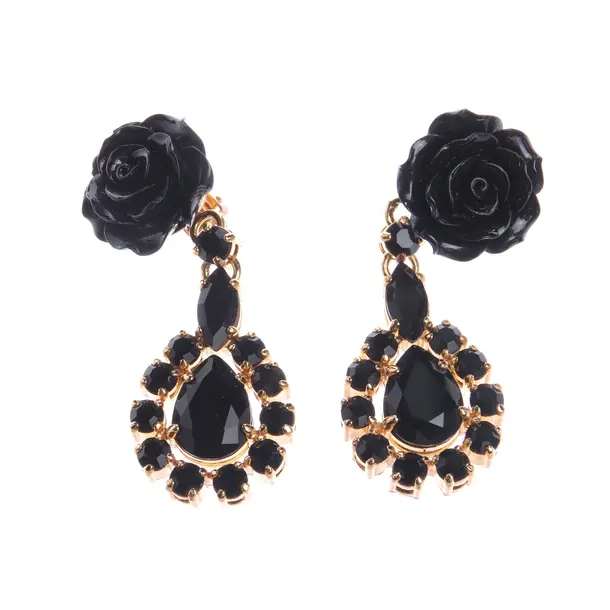 Earrings in Metallic, Metal (metallic, metallized), Dolce & Gabbana