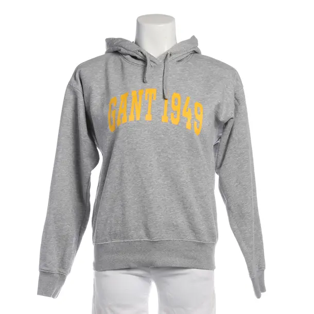 Hoodie in Grau, Baumwolle, Gant