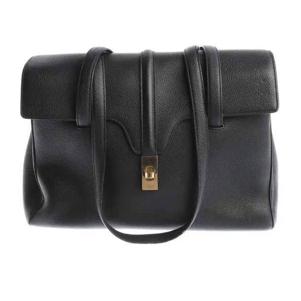Shoulder Bag in Black, Leather, Céline