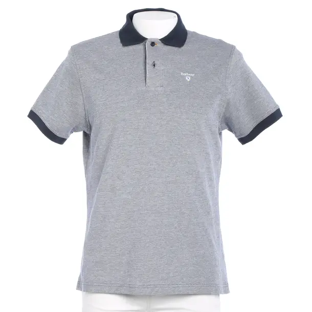 Poloshirt in Blau, Baumwolle, Barbour