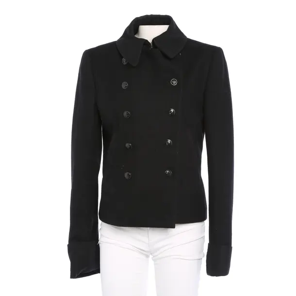 Mid-Season Jacket in Black, Wool, Alexander McQueen