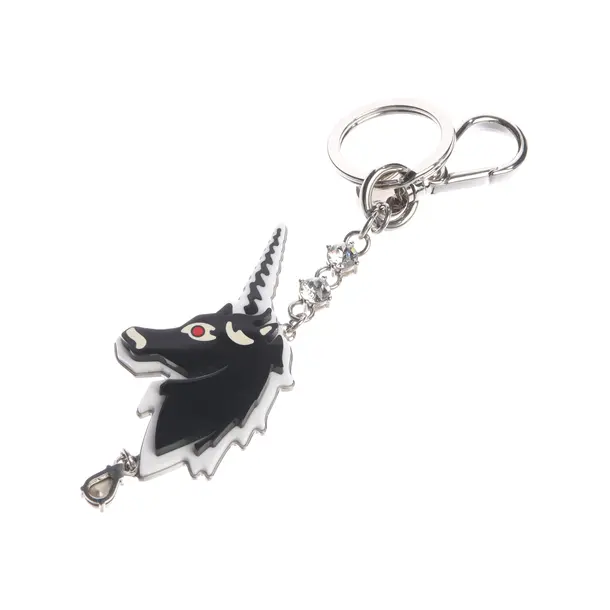 Keyring in Multicolored, Metal (metallic, metallised), Miu Miu