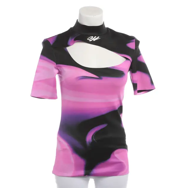 Shirt in Schwarz, Polyimid, Off-White