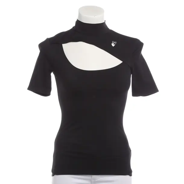 Shirt in Schwarz, Polyimid, Off-White