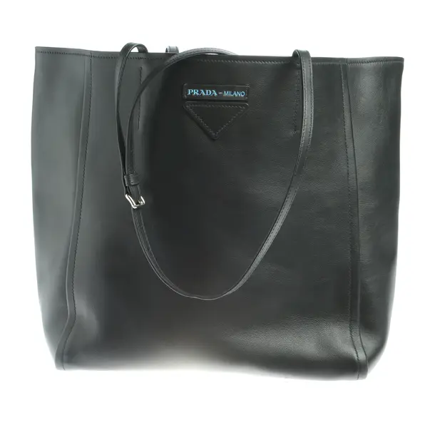 Shopper in Schwarz, Leder, Prada
