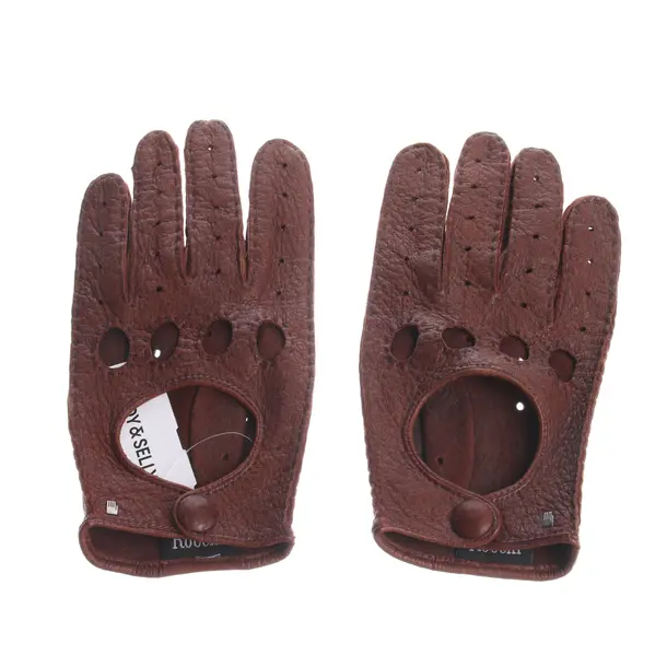 Handschuhe in Braun, Leder, Roeckl