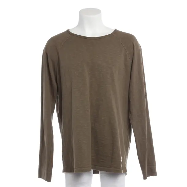 Sweatshirt in Brown, Cotton, Closed
