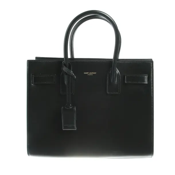 Handbag in Black, Leather, Saint Laurent