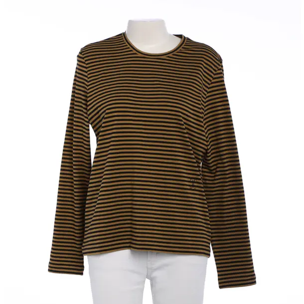 Long Sleeve Shirt in Brown, Cotton, Closed