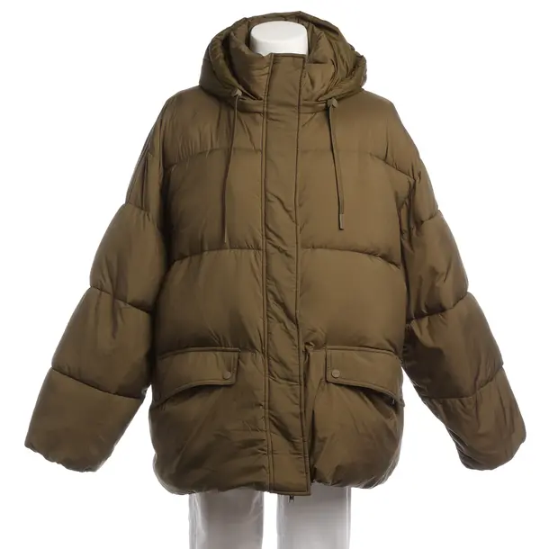 Mid-Season Jacket in Green, Polyamide, Closed
