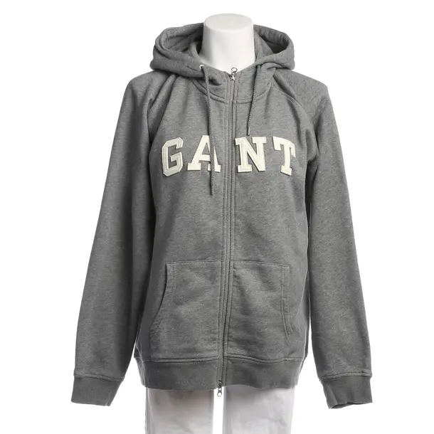 Zip-up Hoodie in Gray, Cotton, Gant