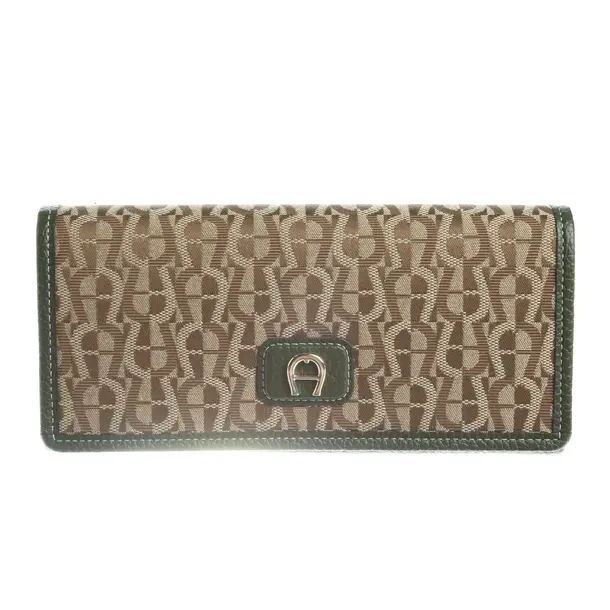 Wallet in Brown, Cotton, Aigner