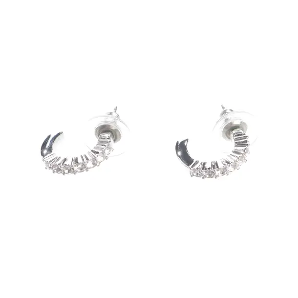 Earrings in Metallic, Metal (metallic, metallized), Swarovski