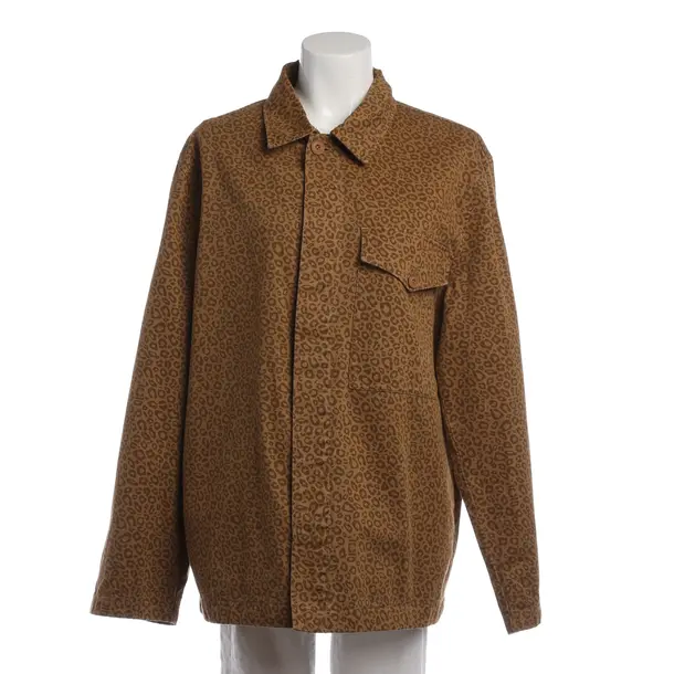 Mid-Season Jacket in Brown, Cotton, Closed