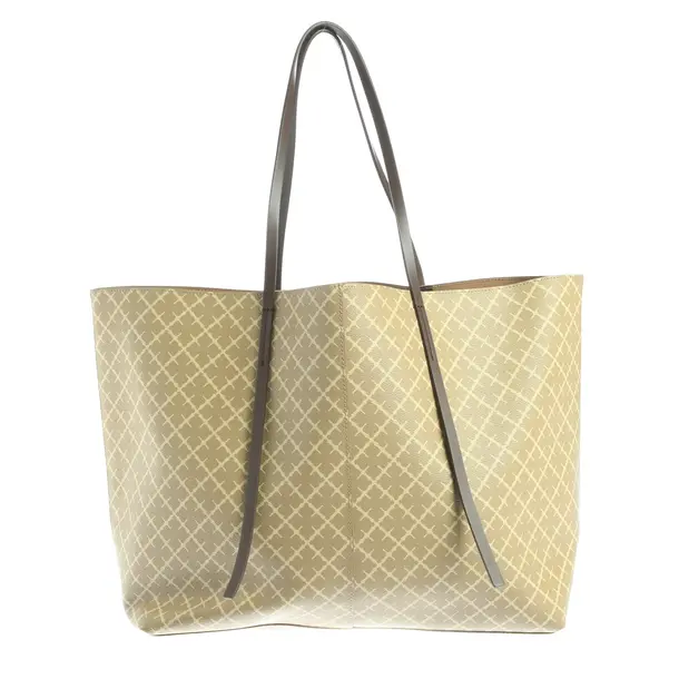 Shopper Bag in White, Leather, By Malene Birger