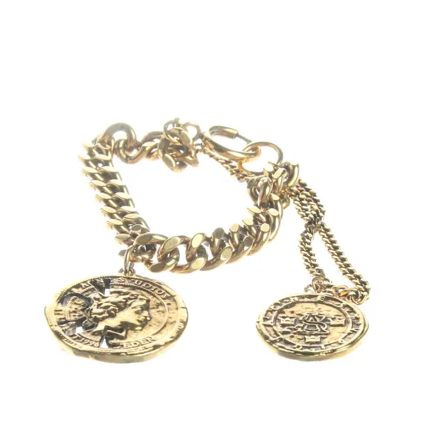 Armband in Metallic, Metall (metallisch, metallisiert), Acne Studios