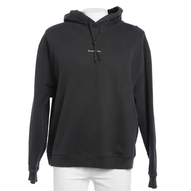 Hoodie in Grau, Baumwolle, Acne Studios