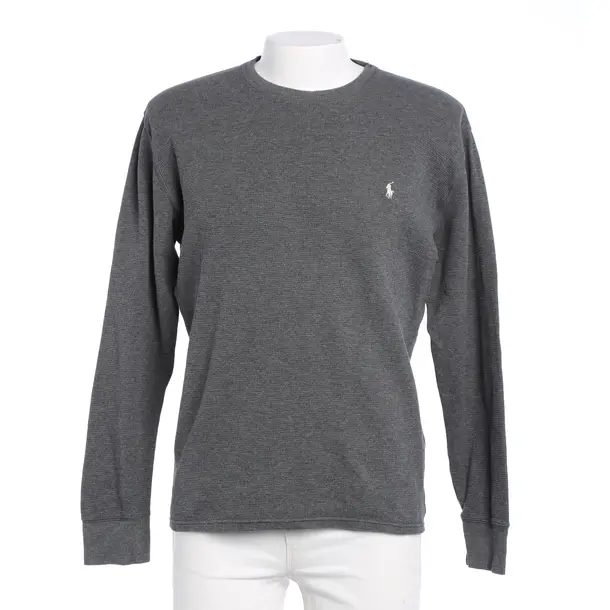 Long Sleeve Shirt in Gray, Cotton, Polo Ralph Lauren