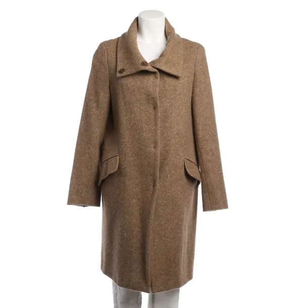 Wintermantel in Braun, Wolle, Max Mara
