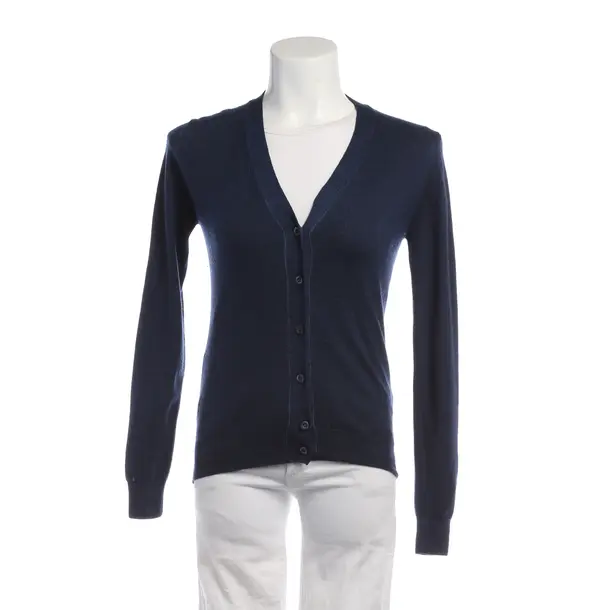 Strickjacke in Blau, Wolle, Prada