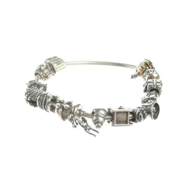 Armband in Metallic, 925er Sterling Silber, Pandora