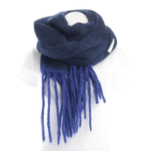 Schal in Blau, Wolle, Closed