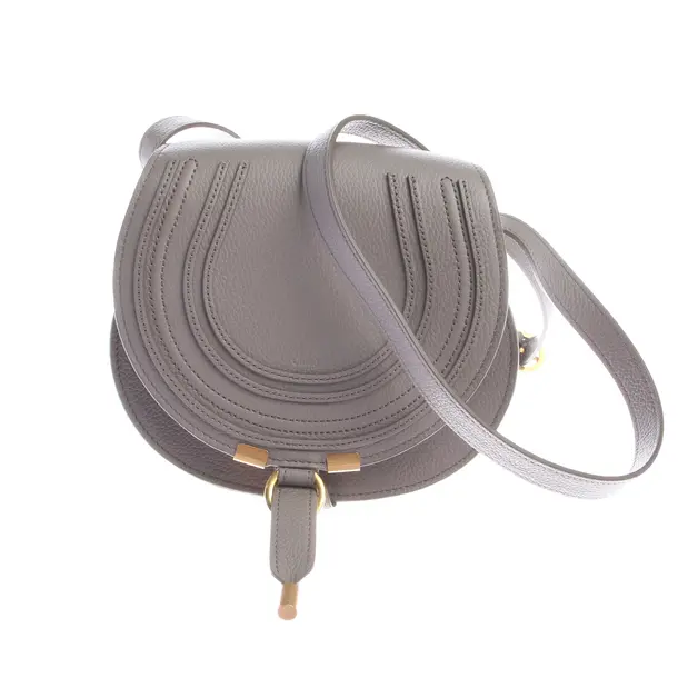 Shoulder Bag in Gray, Leather, Chloé