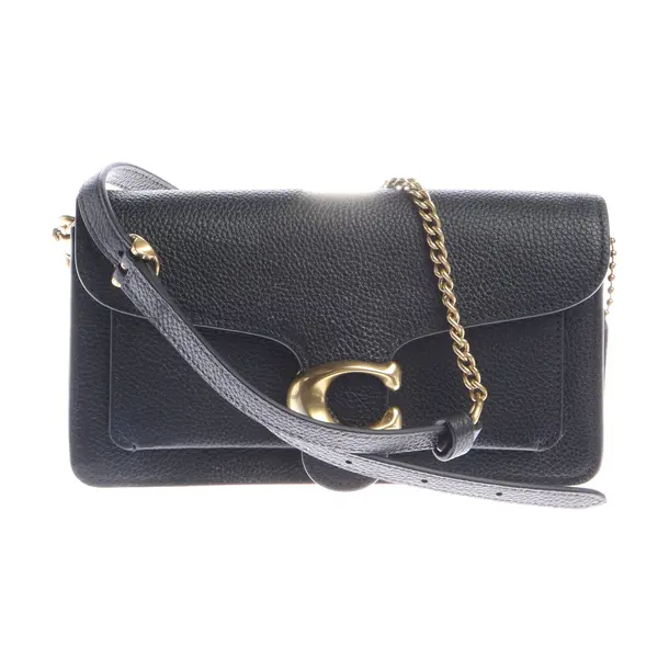 Shoulder Bag in Black, Leather, Coach