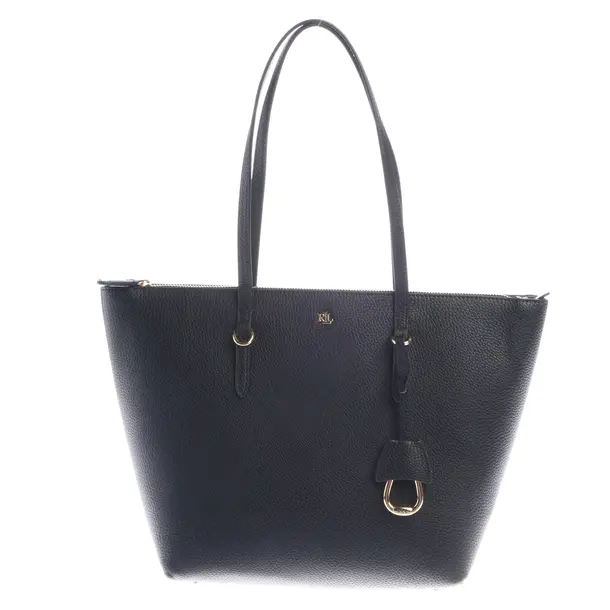 Shoulder Bag in Black, Leather, Lauren Ralph Lauren