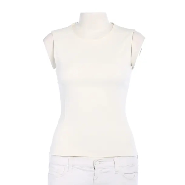 Top in Weiß, Viskose, Prada