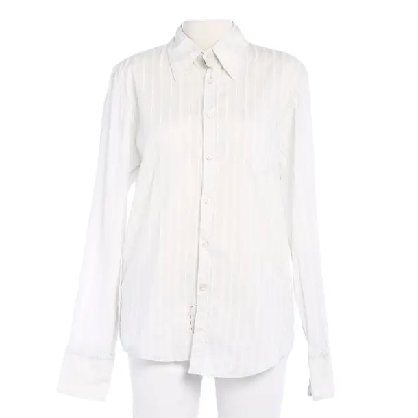 Blouse in White, Cotton, Hugo Boss Orange