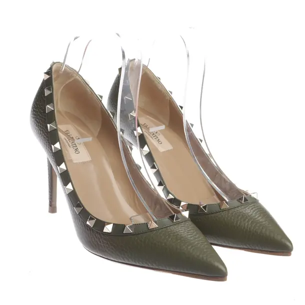 Pumps in Green, , Valentino