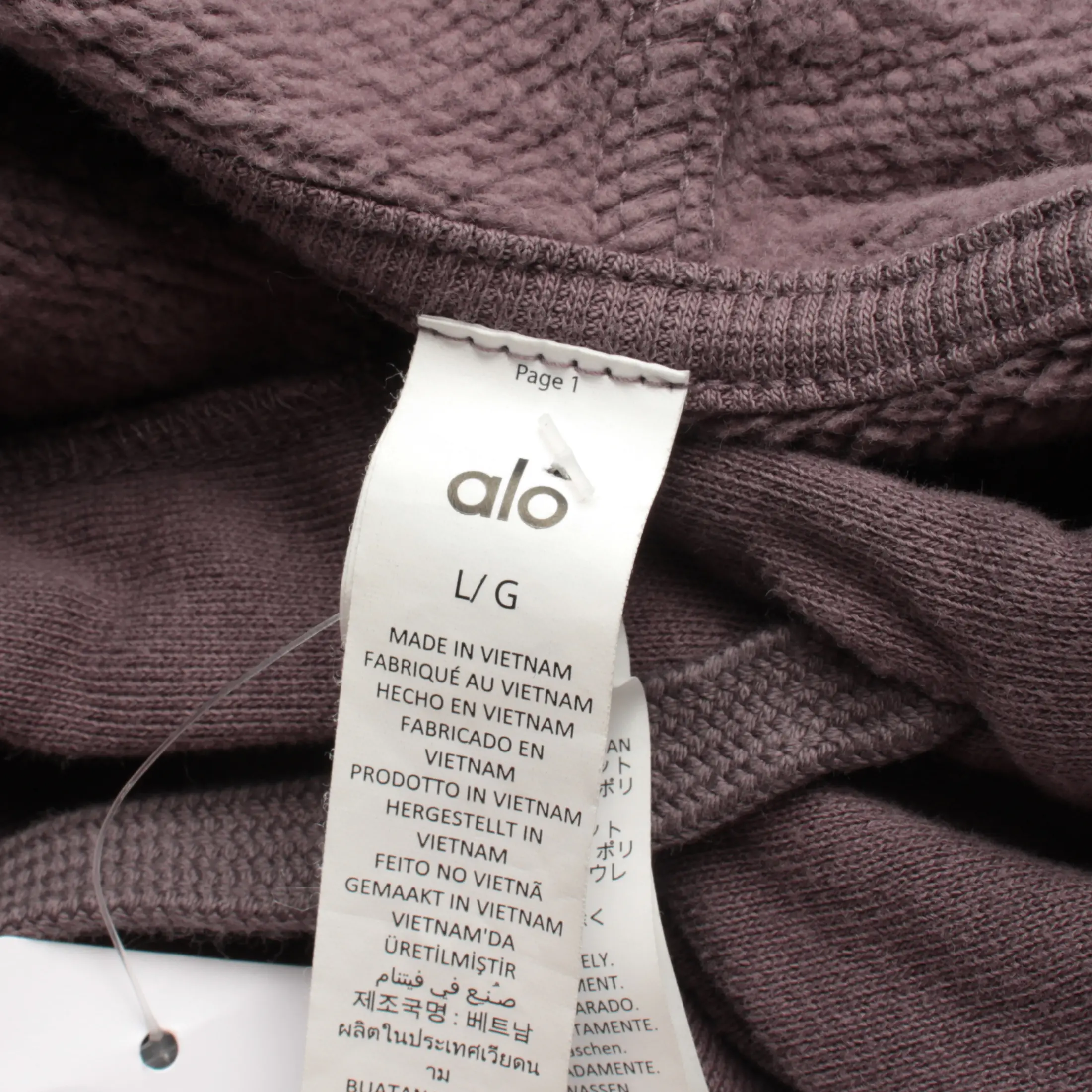 Alo Yoga Hoodie Gre L in Lila